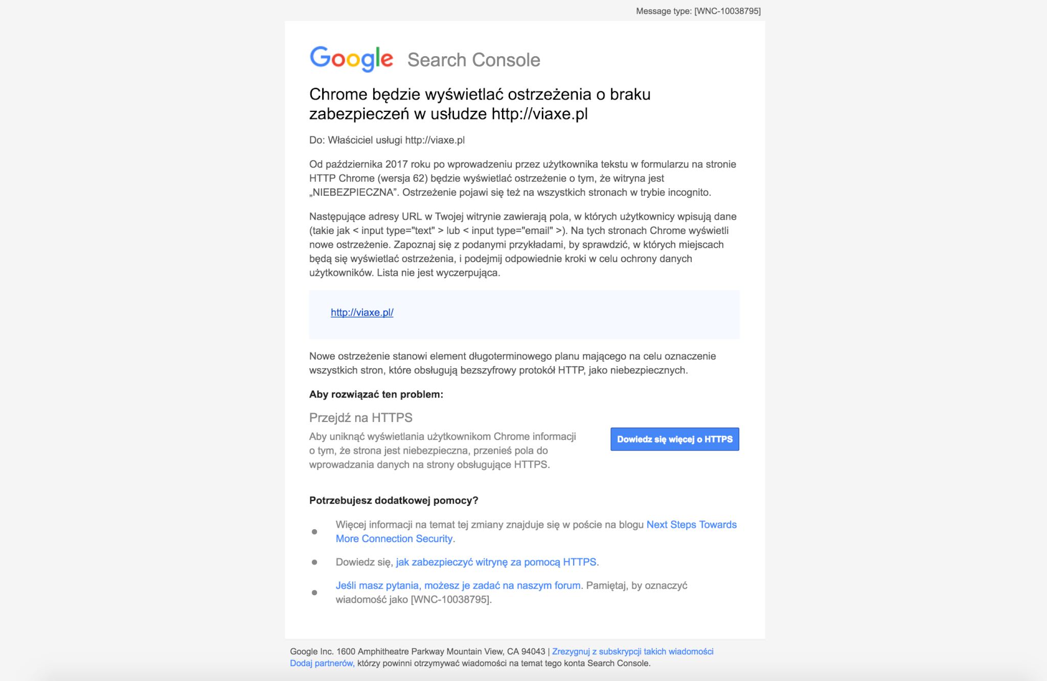Chrome będzie wyświetlać ostrzeżenia o braku zabezpieczeń