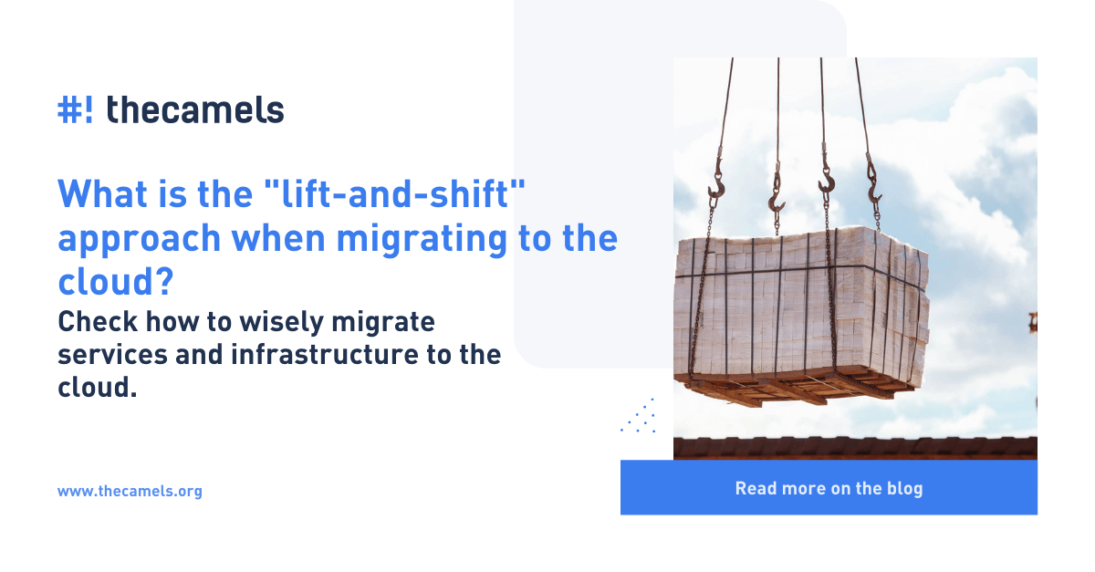 What is the liftandshift approach when migrating to the cloud