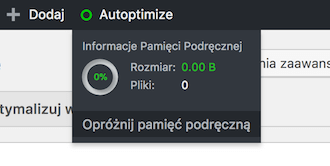 Nowe opcje w kokpicie dzięki Autoptimize.